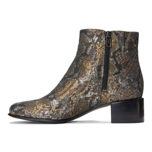 Vionic | Women's Kamryn Ankle Boot - Pewter Boa