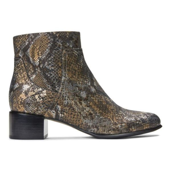 Vionic | Women's Kamryn Ankle Boot - Pewter Boa