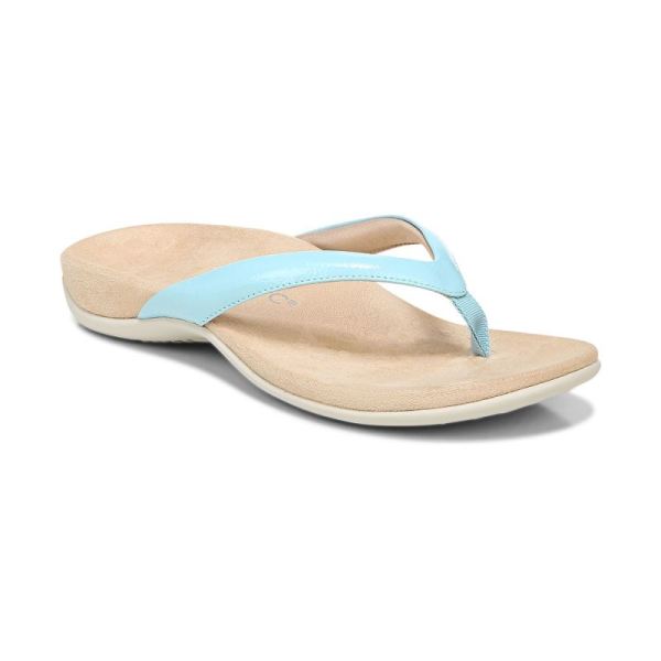 Vionic | Women's Dillon Toe Post Sandal - Porcelain Blue