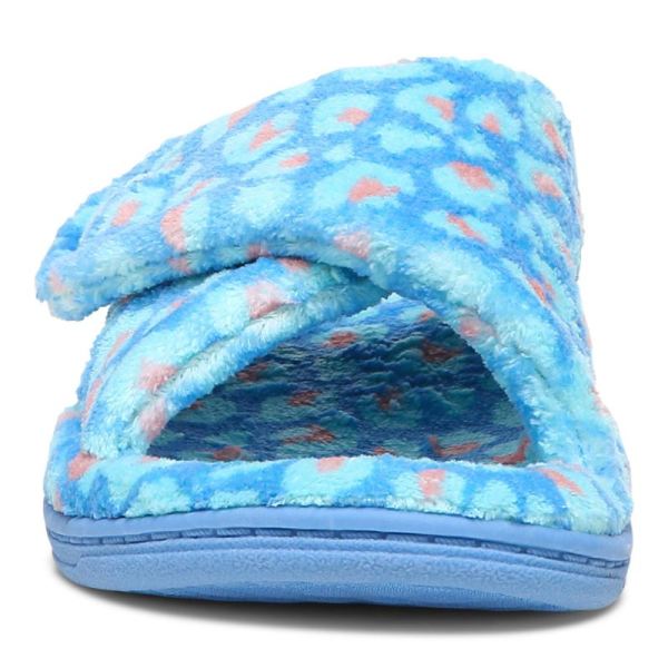 Vionic | Women's Relax Slippers - Azure Leopard