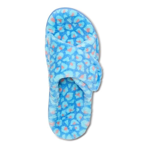 Vionic | Women's Relax Slippers - Azure Leopard