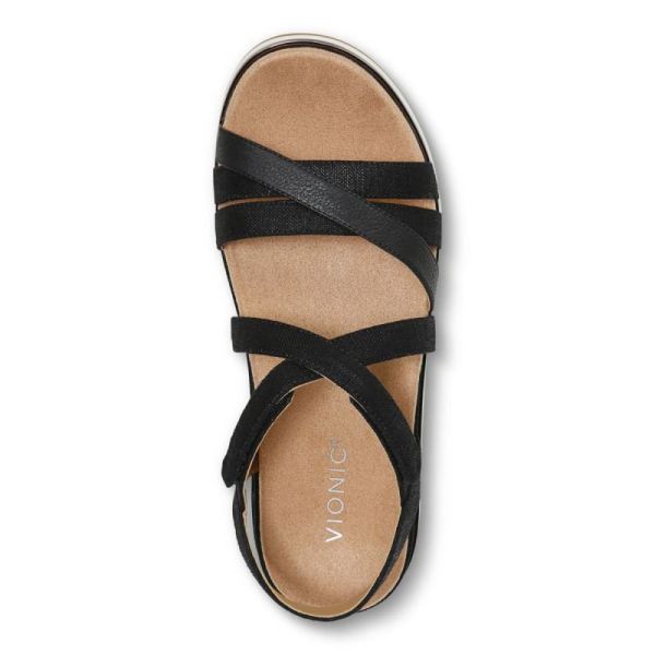 Vionic | Women's Kellyn Flatform Sandal - Black