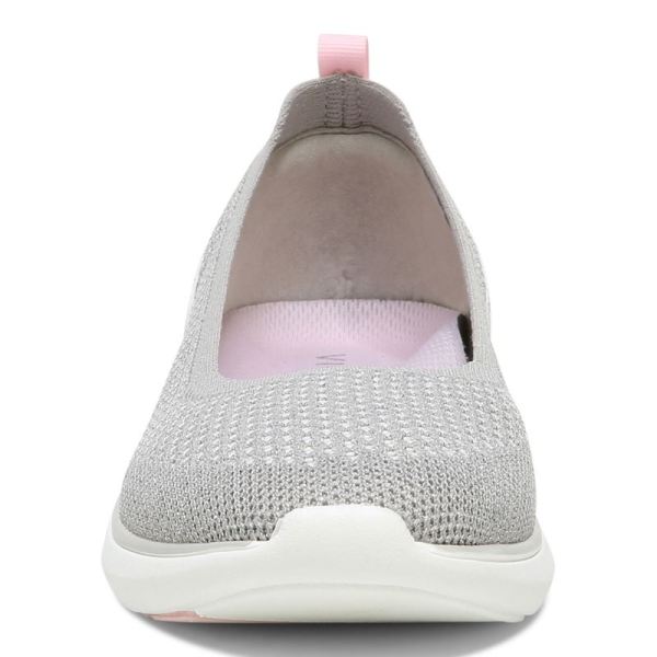 Vionic | Women's Kallie Slip on Sneaker - Grey Metallic