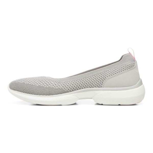 Vionic | Women's Kallie Slip on Sneaker - Grey Metallic