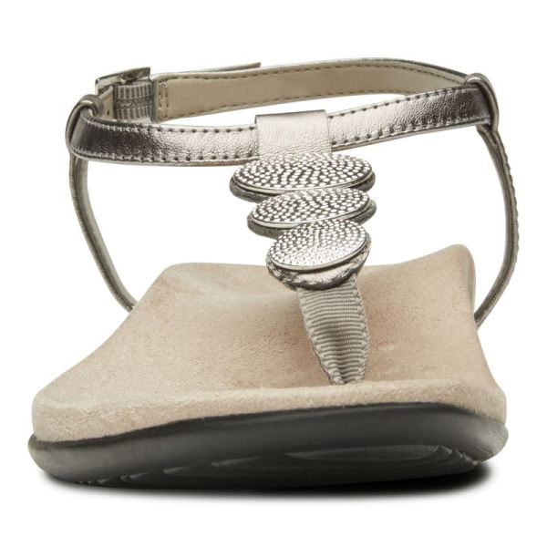 Vionic | Women's Lizbeth Backstrap Sandal - Pewter