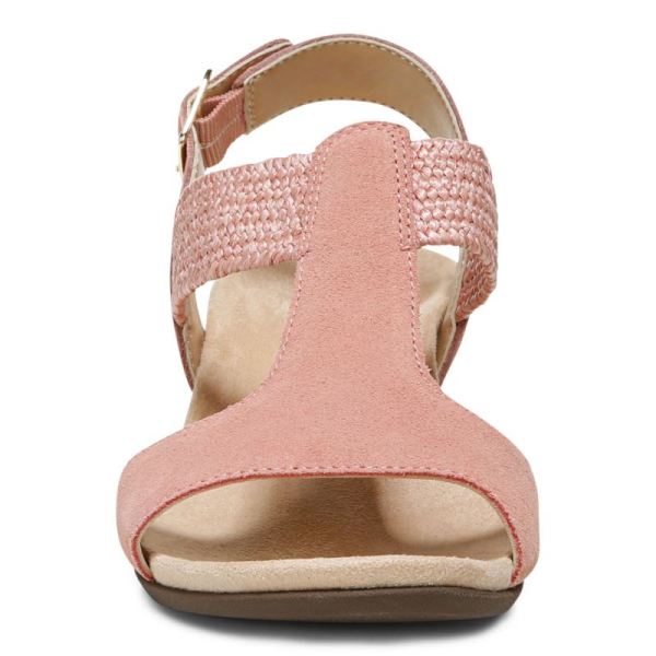 Vionic | Women's Kaytie Wedge Sandal - Terra Cotta