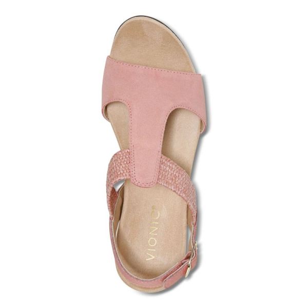 Vionic | Women's Kaytie Wedge Sandal - Terra Cotta