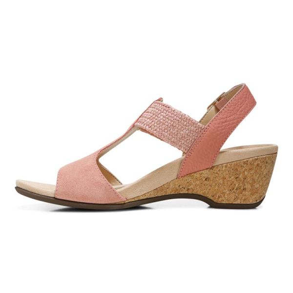 Vionic | Women's Kaytie Wedge Sandal - Terra Cotta