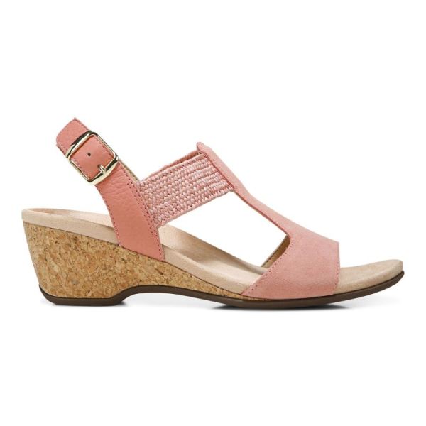 Vionic | Women's Kaytie Wedge Sandal - Terra Cotta