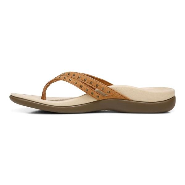 Vionic | Women's Tasha Toe Post Sandal - Toffee