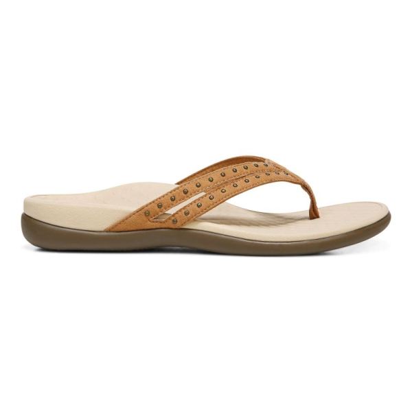 Vionic | Women's Tasha Toe Post Sandal - Toffee