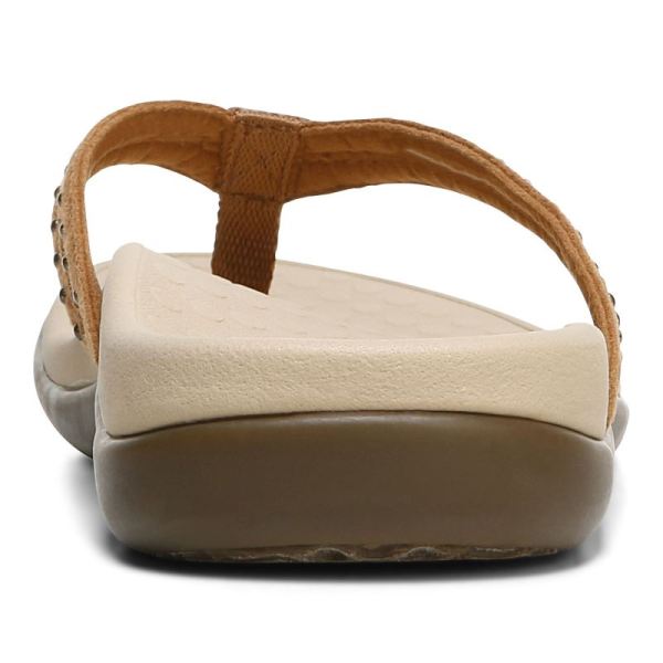 Vionic | Women's Tasha Toe Post Sandal - Toffee