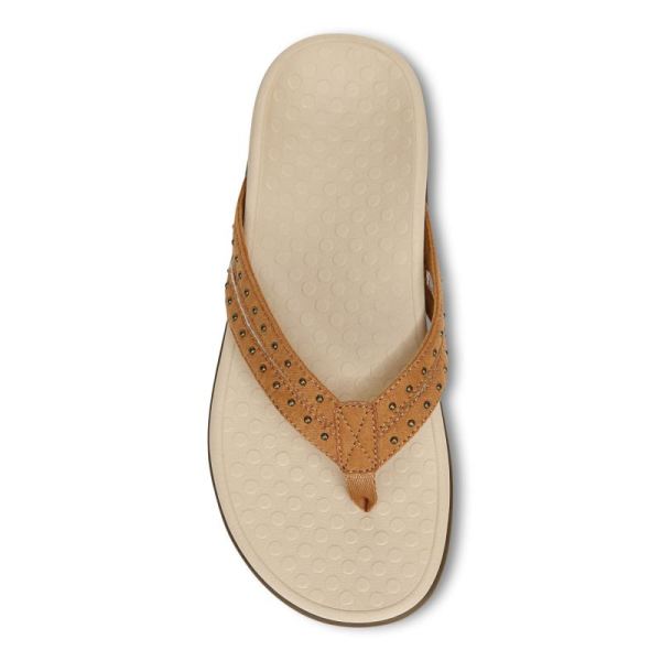 Vionic | Women's Tasha Toe Post Sandal - Toffee