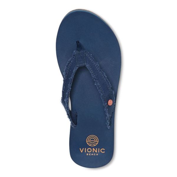 Vionic | Women's Unwind Toe Post Sandal - Navy