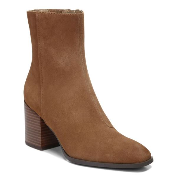 Vionic | Women's Harper Ankle Boot - Toffee Suede