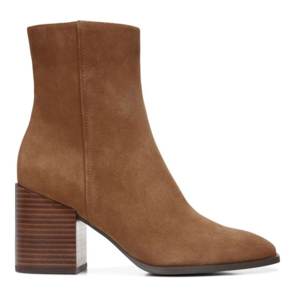 Vionic | Women's Harper Ankle Boot - Toffee Suede