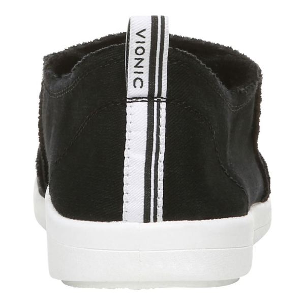 Vionic | Women's Malibu Slip On - Black Canvas