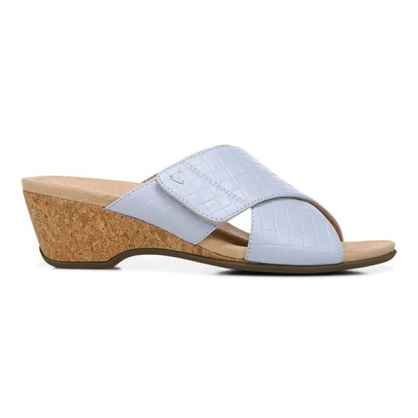 Vionic | Women's Leticia Wedge Sandal - Blue Haze