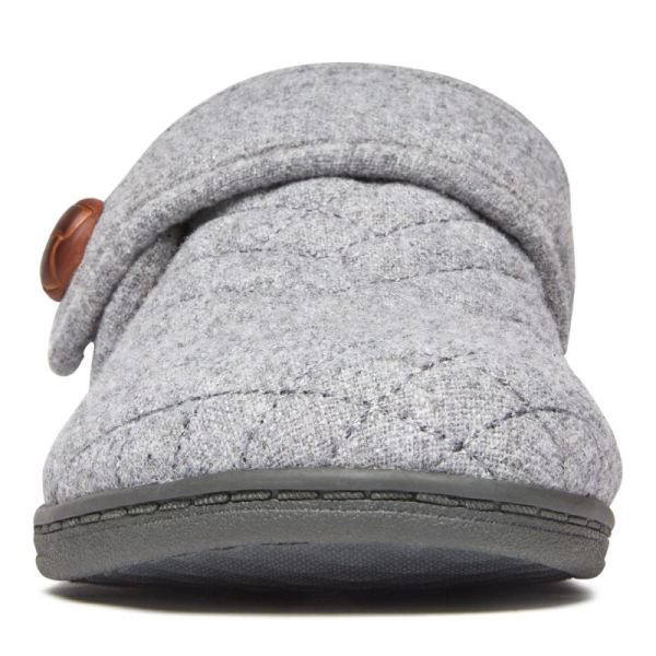 Vionic | Women's Jackie Slipper - Light Grey