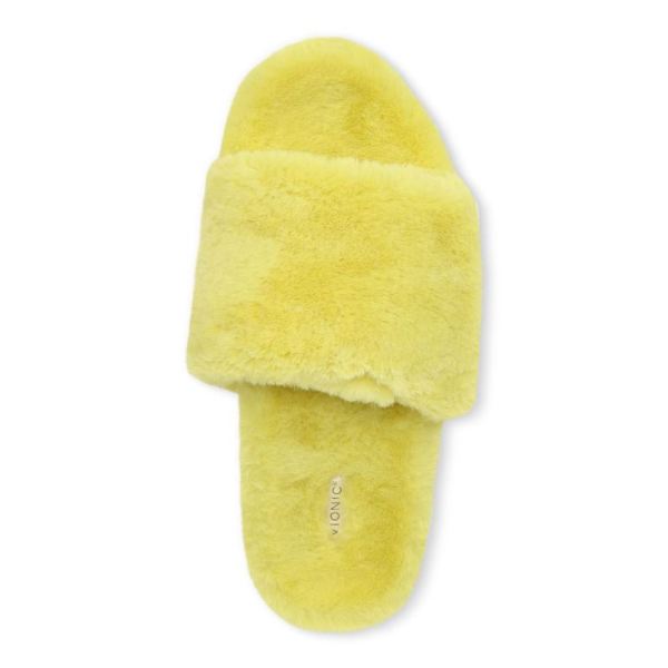 Vionic | Women's Dream Plush Slipper - Canary Plush