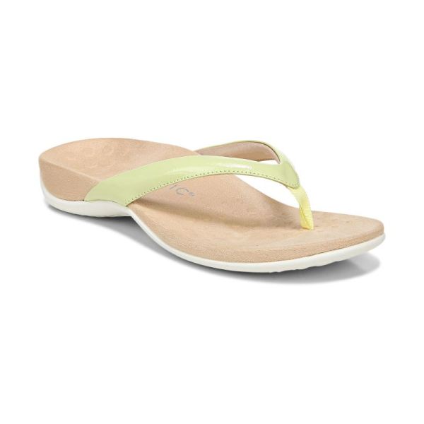 Vionic | Women's Dillon Toe Post Sandal - Pale Lime