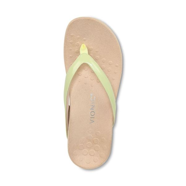 Vionic | Women's Dillon Toe Post Sandal - Pale Lime