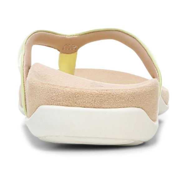 Vionic | Women's Dillon Toe Post Sandal - Pale Lime