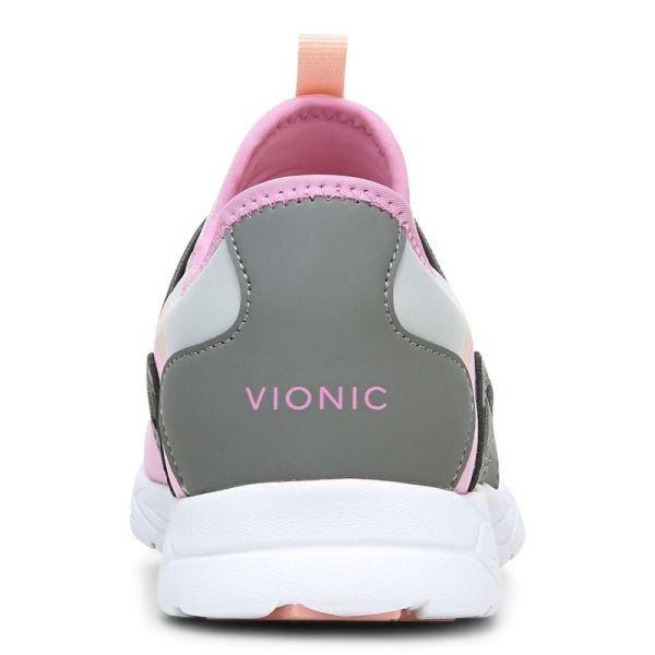 Vionic | Women's Vayda Slip On Sneaker - Grey Pink