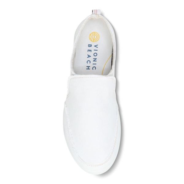 Vionic | Women's Malibu Slip On - Cream Canvas