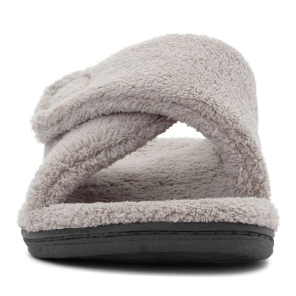 Vionic | Women's Relax Slippers - Light Grey