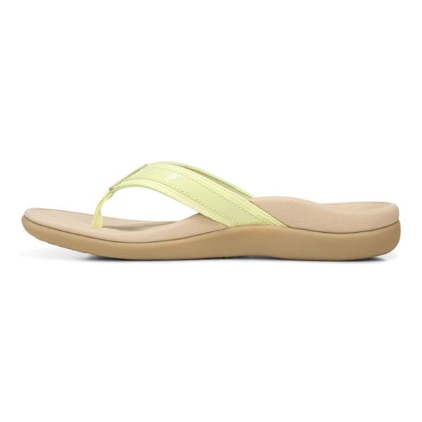 Vionic | Women's Tide II Toe Post Sandal - Pale Lime