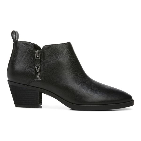 Vionic | Women's Cecily Ankle Boot - Black Leather