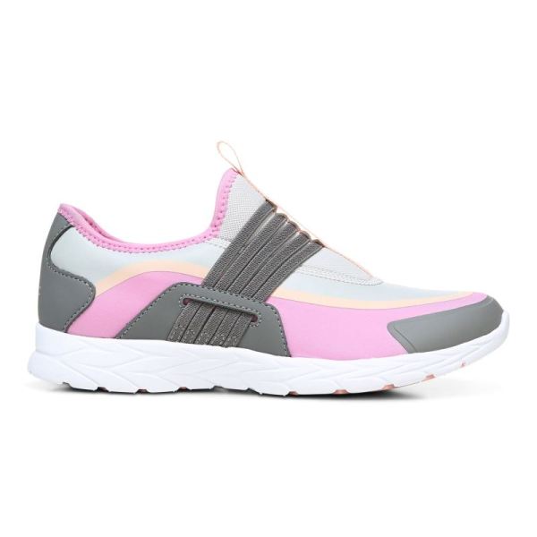 Vionic | Women's Vayda Slip On Sneaker - Grey Pink