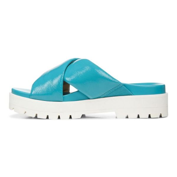 Vionic | Women's Vesta Flatform Lug Sandal - Lake Blue