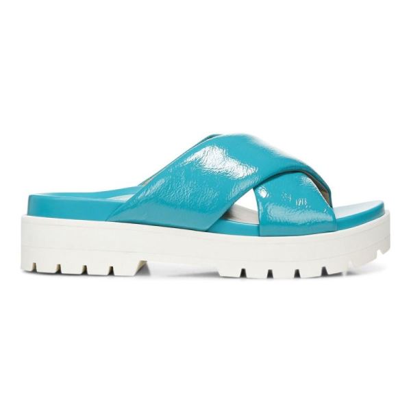 Vionic | Women's Vesta Flatform Lug Sandal - Lake Blue