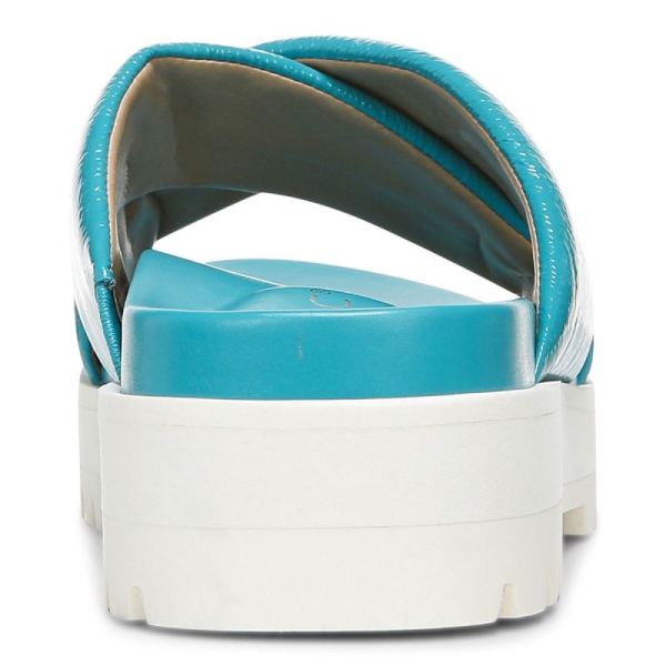 Vionic | Women's Vesta Flatform Lug Sandal - Lake Blue