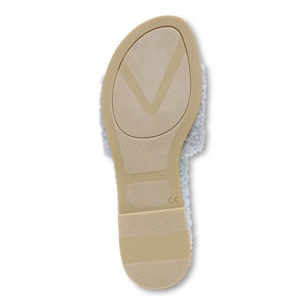 Vionic | Women's Demi Shearling Slide - Arctic Ice