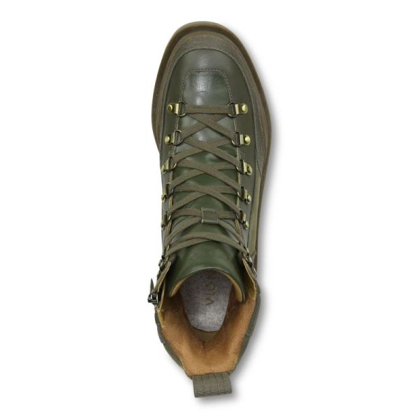 Vionic | Women's Jaxen Boot - Olive Leather Textile