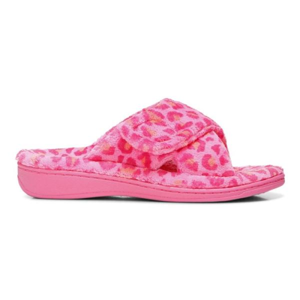 Vionic | Women's Relax Slippers - Bubblegum Leopard