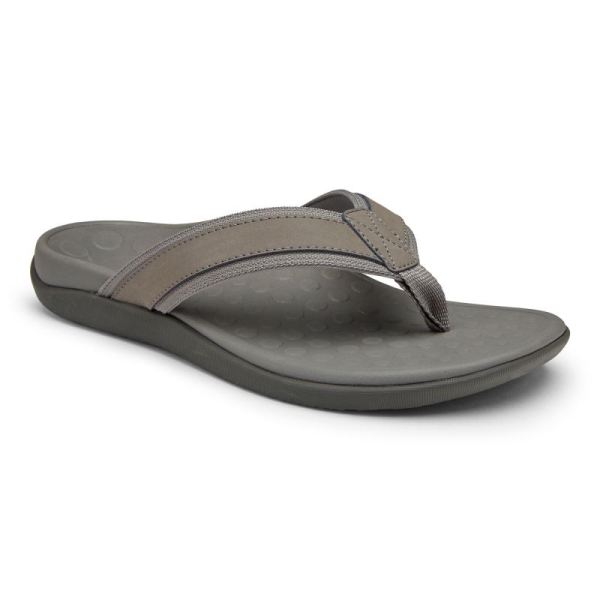 Vionic | Men's Tide Toe Post Sandal - Charcoal