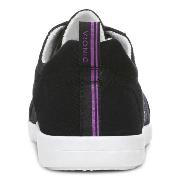 Vionic | Women's Stinson Sneaker - Black Canvas