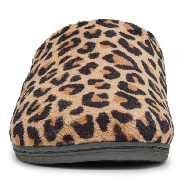 Vionic | Women's Gemma Mule Slippers - Natural Leopard