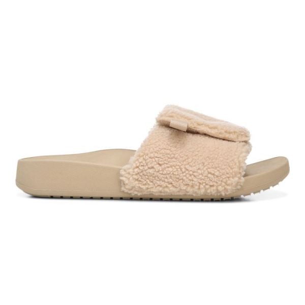 Vionic | Women's Keira Slide Sandal - Ginger Shearling