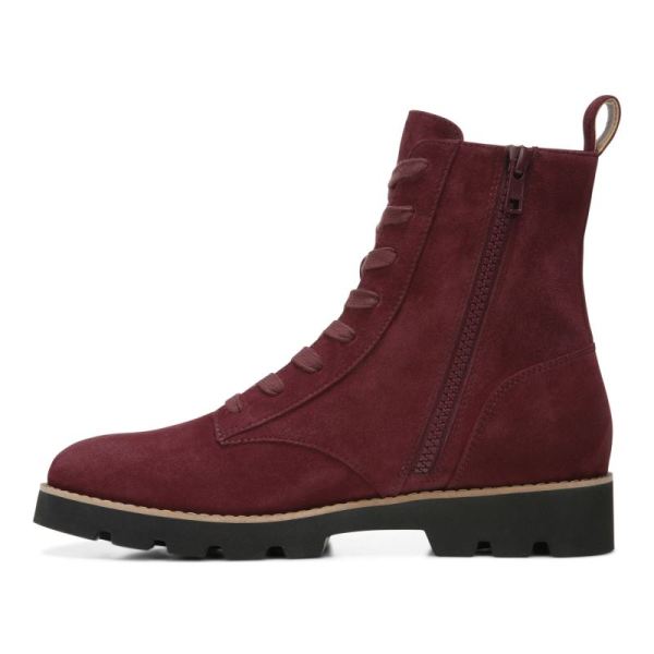 Vionic | Women's Lani Lace-up Boot - Port Suede