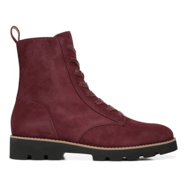 Vionic | Women's Lani Lace-up Boot - Port Suede