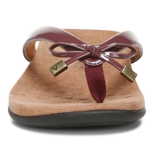 Vionic | Women's Bella Toe Post Sandal - Port