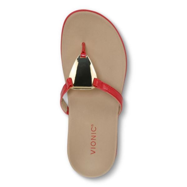 Vionic | Women's Raysa Toe Post Sandal - Poppy