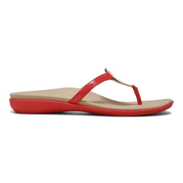 Vionic | Women's Raysa Toe Post Sandal - Poppy