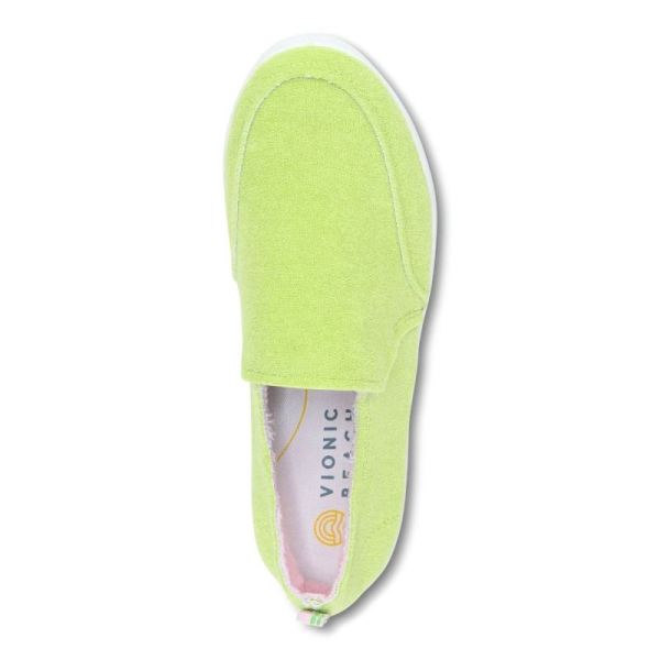 Vionic | Women's Malibu Slip On - Lime Terry