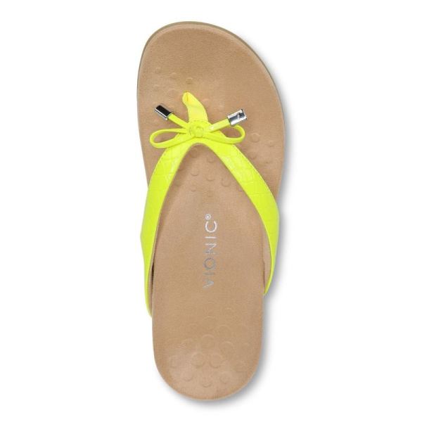 Vionic | Women's Bella Toe Post Sandal - Yellow